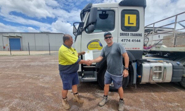 TLIC3005 Drive heavy combination vehicle lessons Townsville 3